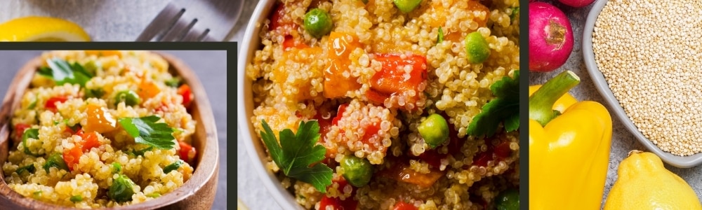 Receta de Arroz con quinoa y verduras