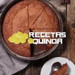 Receta de tarta de quinoa y chocolate