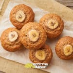 Receta de Muffins con harina de quinoa y plátano